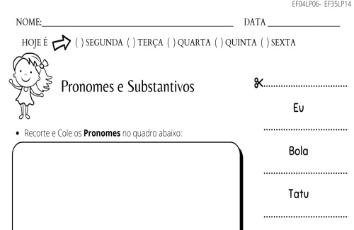 Pronomes e Substantivos